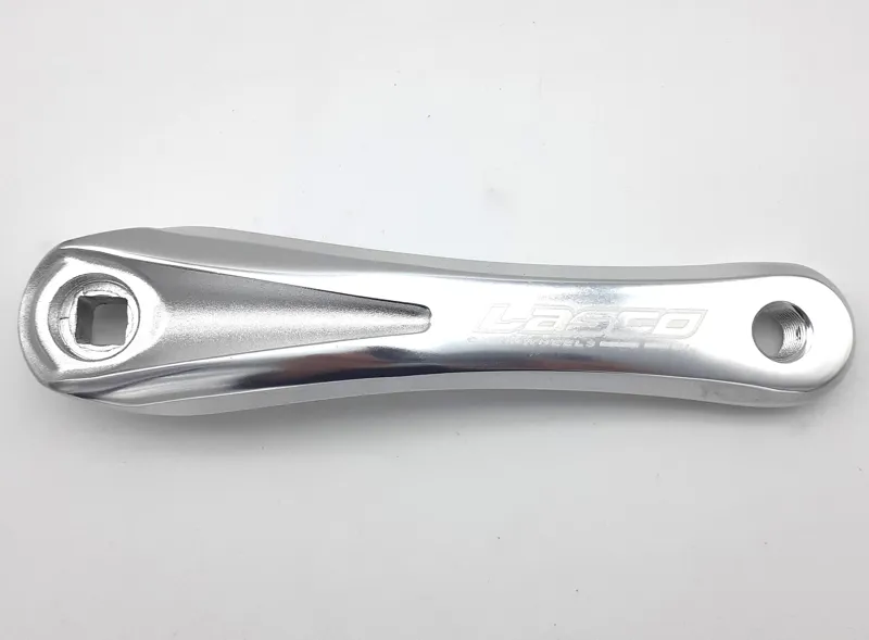 Lasco 170mm Offst Square Hole Left Crank in Silver
